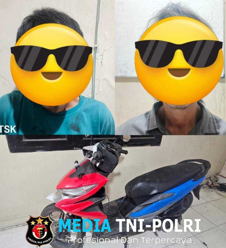 Beraksi di Delapan TKP, Dua Tersangka Curanmor di Wilayah Simpang Pematang Berhasil Ditangkap
