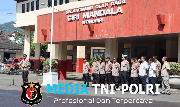 Polres Wonogiri Gelar Latihan Sispamkota, Tingkatkan Kesiapsiagaan Antisipasi Gangguan Kamtibmas