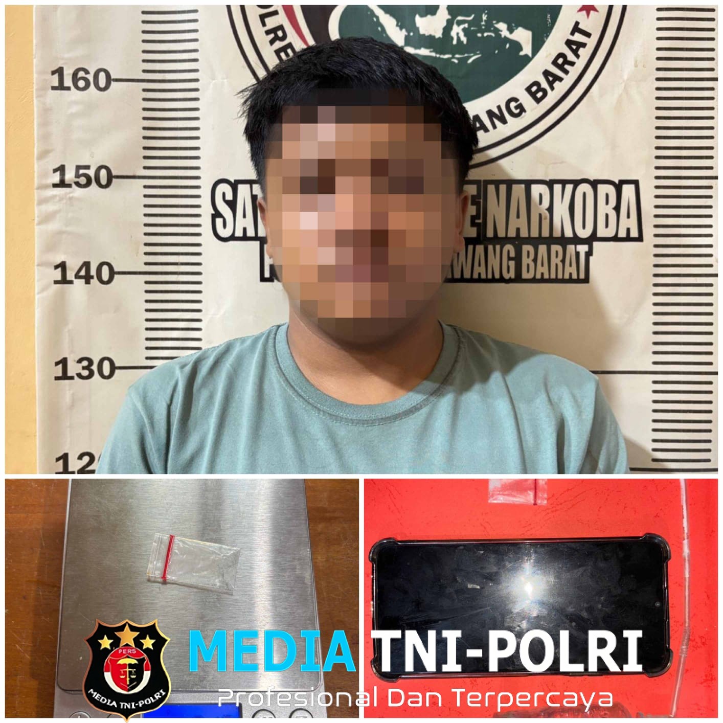 Satresnarkoba Polres Tulang Bawang Barat Amankan Pria Asal Lampung Selatan Kedapatan Memiliki Sabu