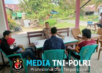 Patroli Siang, Personel Polsek Menjalin Jaga Kamtibmas Tetap Kondusif