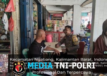 Tetap Pastikan Situasi Aman Dan Kondusif Personil Polsek Ngabang Laksanakan Patroli Rutin