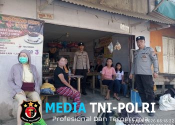 Cegah Tindak Kriminalitas, Piket Regu I Polsek Menyuke Laksanakan Patroli Rutin Siang Hari
