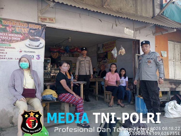 Cegah Tindak Kriminalitas, Piket Regu I Polsek Menyuke Laksanakan Patroli Rutin Siang Hari