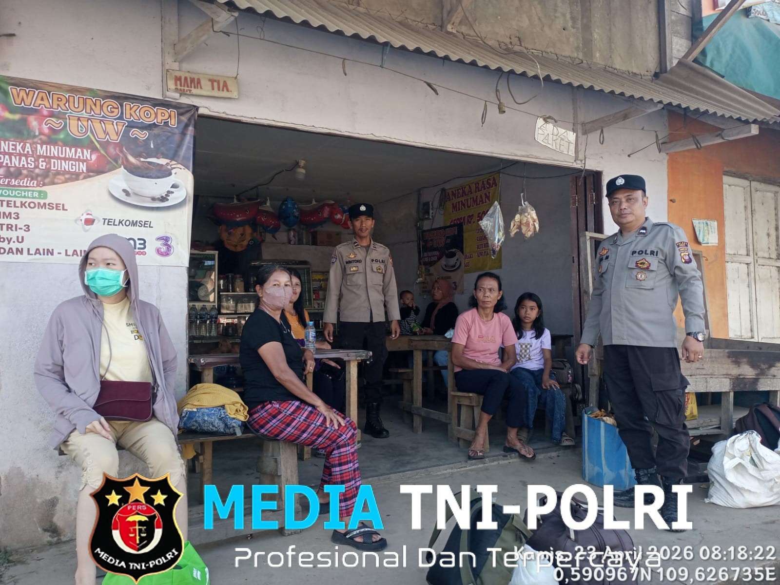 Cegah Tindak Kriminalitas, Piket Regu I Polsek Menyuke Laksanakan Patroli Rutin Siang Hari