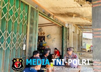 Jaga Kondusifitas, Polisi Sisir Wilayah Sambil Berikan Edukasi ke Warga