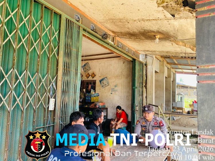 Jaga Kondusifitas, Polisi Sisir Wilayah Sambil Berikan Edukasi ke Warga