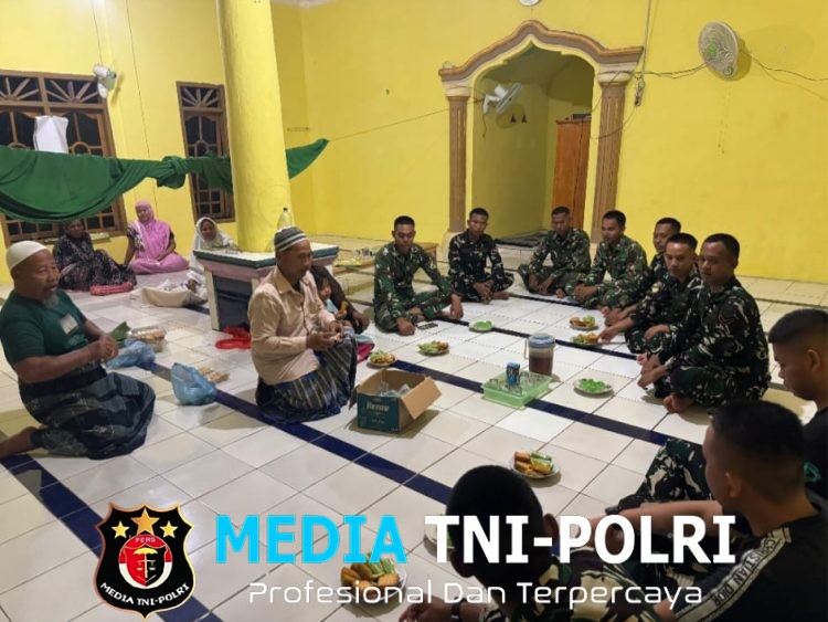 Pererat Silaturahmi, Satgas TMMD 128 Kodim 0402/OKI Gelar Doa Bersama Warga Pematang Sukatani