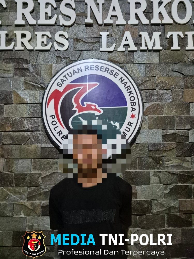 Satres Narkoba Polres Lampung Timur Ungkap Kasus Narkotika, Seorang Pemuda Diamankan