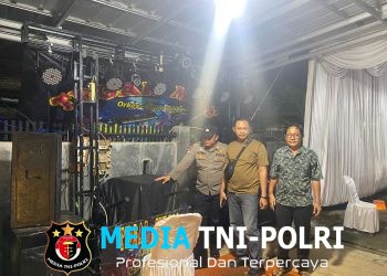 Respon Cepat Laporan 110, Polres Lampung Utara Cek Lokasi Gangguan Musik Orgen di Kotabumi Selatan