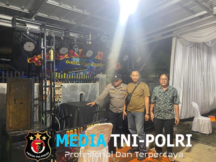 Respon Cepat Laporan 110, Polres Lampung Utara Cek Lokasi Gangguan Musik Orgen di Kotabumi Selatan