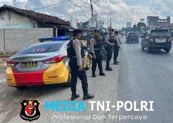 Patroli KRYD Ditingkatkan, Sat Samapta Polres Lampung Tengah Jaga Kondusifitas Wilayah