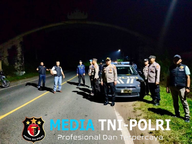 All Out Jaga Kamtibmas, Polres Lampung Tengah dan Polsek Jajaran Gencarkan Patroli Malam Cegah Balap Liar, C3 dan Premanisme