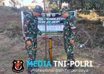 Satgas TMMD ke 128 Kodim 0420/Sarko Mulai Lakukan Pengerjaan Sumur Bor