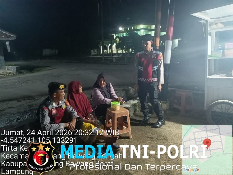 Sat Samapta Polres Tulang Bawang Barat Tingkatkan Patroli Malam Hari Antisipasi Gangguan Kamtibmas