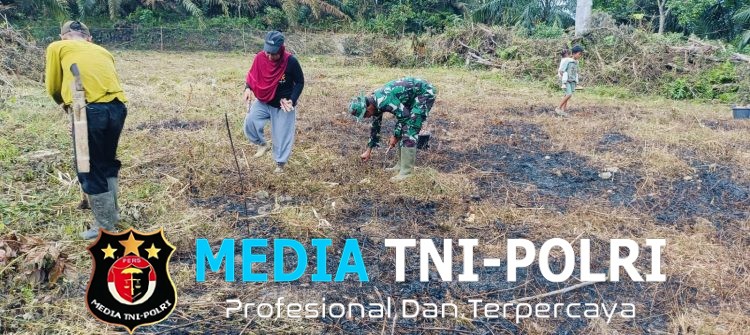 Tanpa Kenal Lelah, Satgas TMMD Ke-128 Kodim 0420/Sarko Bersama Warga Buka Lahan Pertanian di Desa Seko Besar