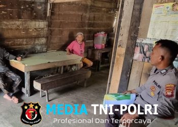 Patroli Siang, Personel Polsek Menjalin Jaga Situasi Kamtibmas Tetap Kondusif