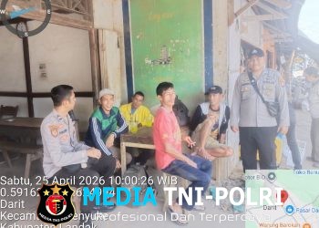Menjaga Situasi Kamtibmas Yang Aman Dan Kondusif Piket Regu I Polsek Menyuke Laksanakan Patroli Siang