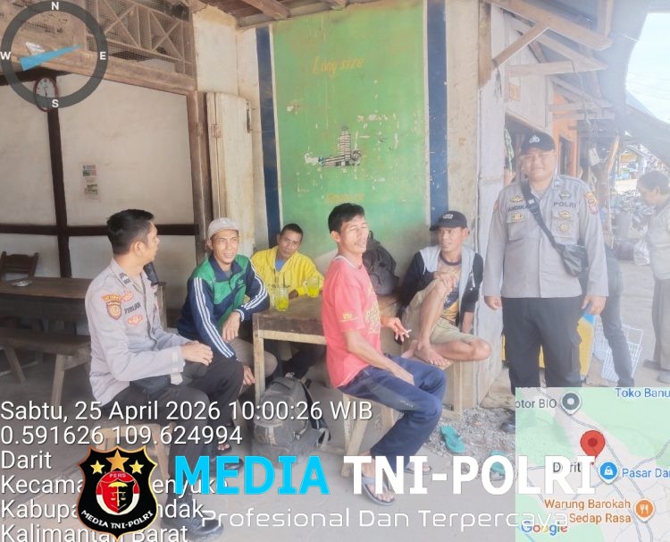 Menjaga Situasi Kamtibmas Yang Aman Dan Kondusif Piket Regu I Polsek Menyuke Laksanakan Patroli Siang