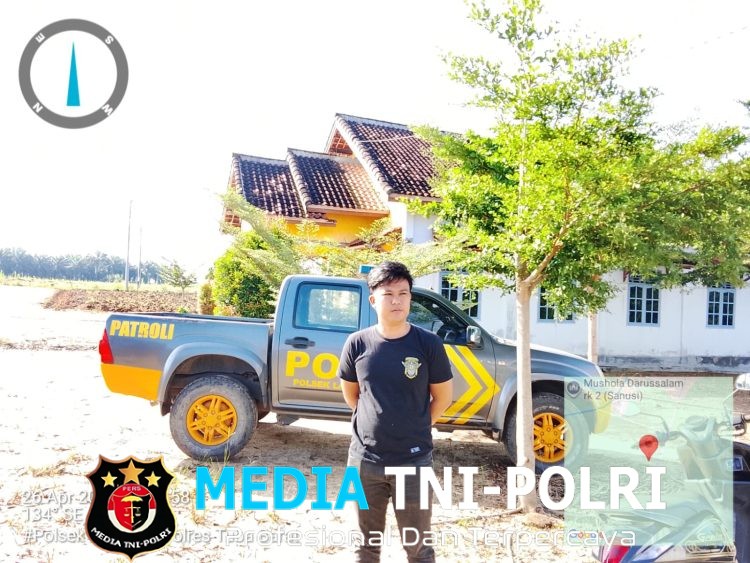 Polsek Lambu Kibang Melaksanakan Kegiatan Pengamanan Ibadah Gereja, Berikan Rasa Aman saat Ibadah