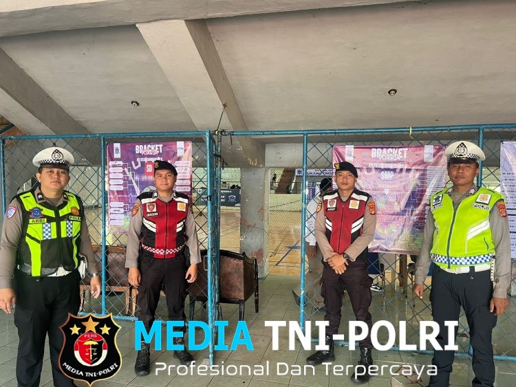 Polres Lampung Utara Amankan Kejuaraan Futsal AFK Championship III di GOR Sukung