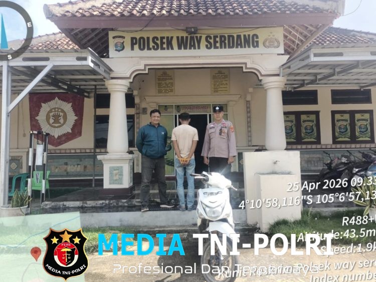 Tersangka Curanmor Di Desa Buko Poso Berhasil Di Tangkap Anggota Reskrim Polsek Way Serdang Bersama Tekab 308 Polres Mesuji