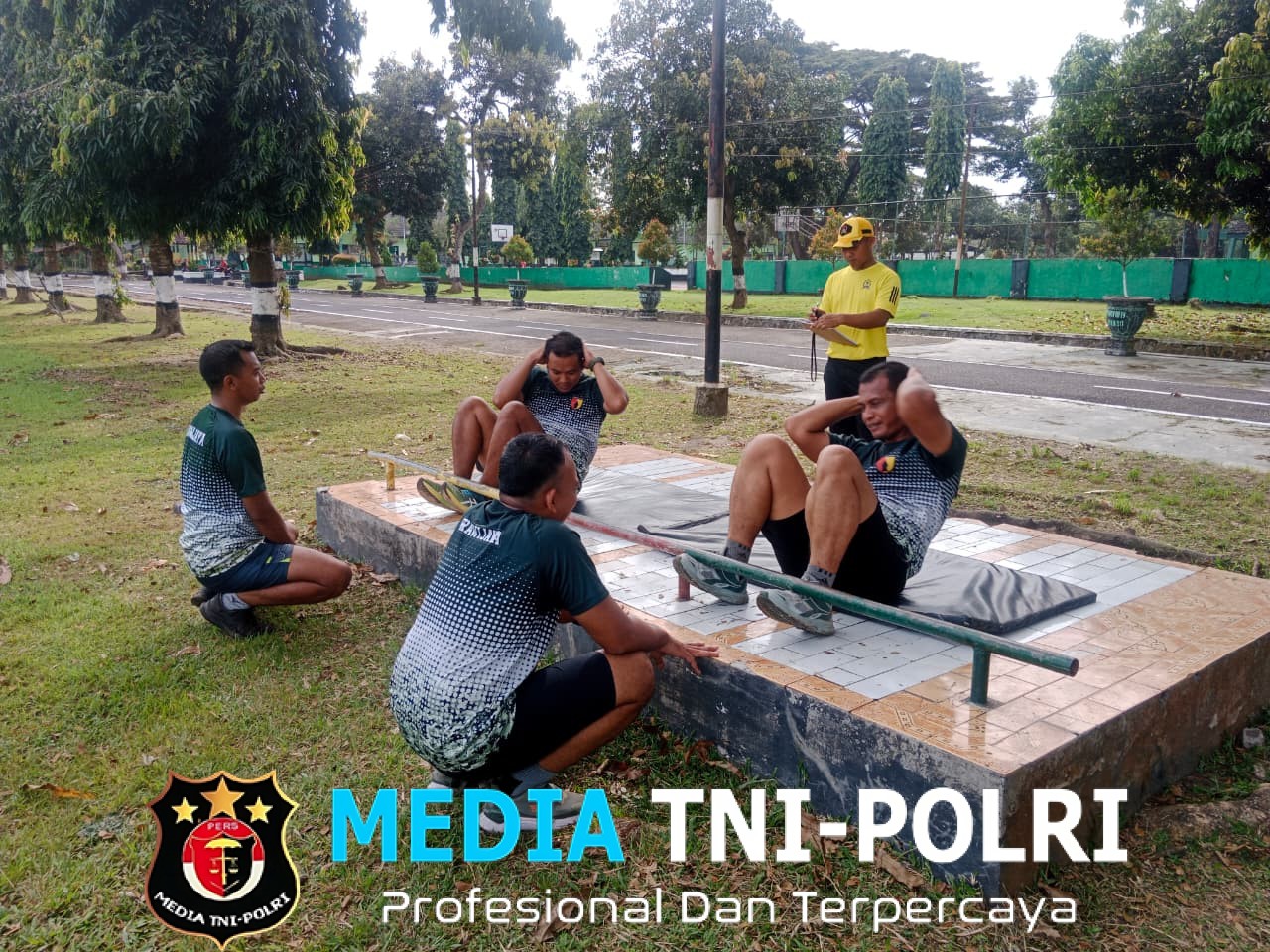 Jaga Kesiapan Fisik Prajurit, Personel Kodim 0808/Blitar Gelar Garjas Periodik I