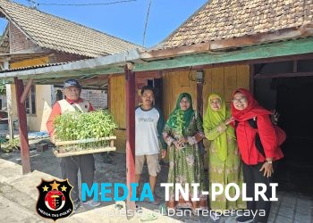 PDI Perjuangan Lamongan Rayakan Hari Kartini dengan Berbagi Bibit Tanaman Pendamping Padi Sebagai Wujud Ketahanan Pangan Keluarga