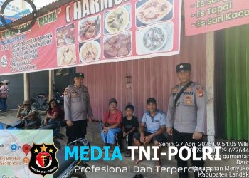 Cegah Tindak Kriminalitas Samapta  Polsek Menyuke Laksanakan Patroli Siang