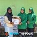 Ketua Persit KCK Cabang XXVII Dim 0420/Sarko Turun Langsung Salurkan Bantuan untuk Korban Banjir