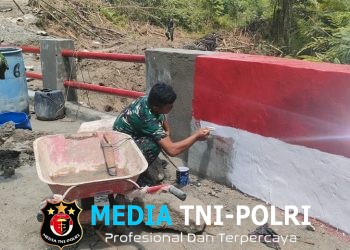 Kodim 0207/Simalungun Rampungkan Jembatan Aramco di Raya Bosi, Akses Warga Kembali Lancar