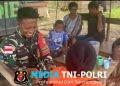 Pos Selal Yonif 751/VJS Berikan Pengobatan Gratis bagi Warga Kampung Dipol dan Bringin