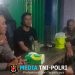Patroli Malam, Personel Polsek Menjalin Antisipasi Gangguan Kamtibmas di Pasar Menjalin