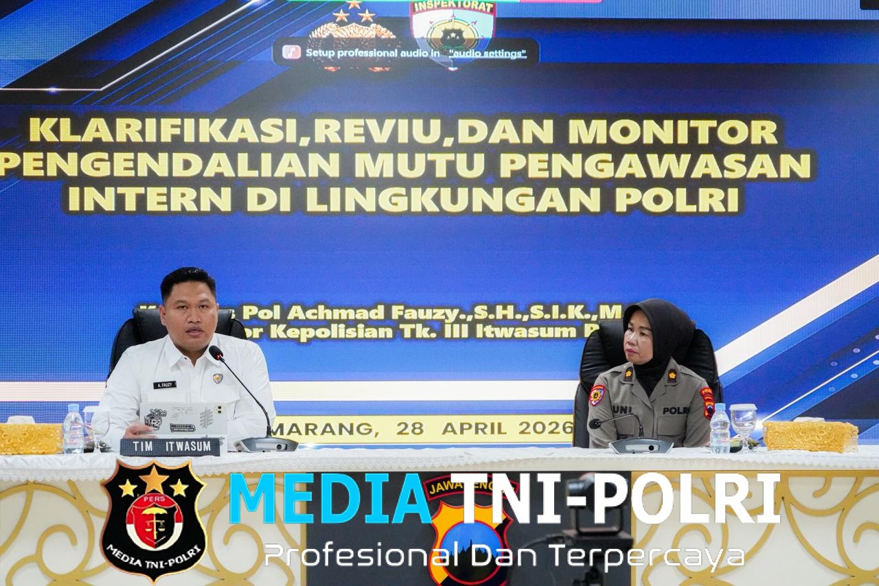 Tingkatkan Pengawasan Internal, Tim Itwasum Polri Kunjungi Polda Jateng