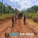 Satgas TMMD ke 128 Kodim 0420/Sarko Lanjutkan Pembuatan Drainase di Lokasi Perbaikan Jalan
