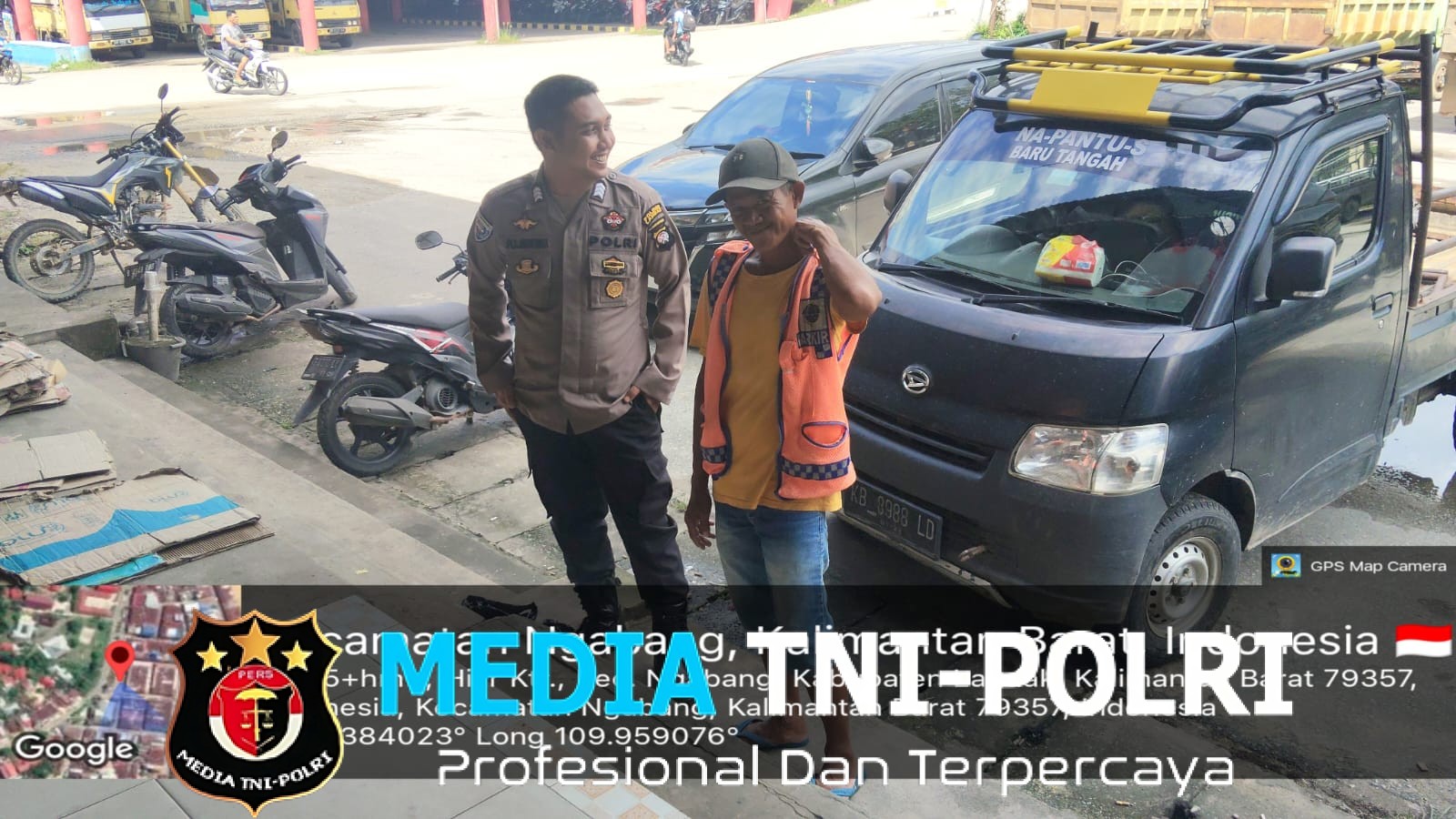 Aksi Humanis Polisi di Tengah Terik Tukang Parkir Jadi Mitra Cegah Kejahatan