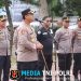 Personel Polres Langkat Perdalam Latihan Sispam Kota, Kapolres Tekankan Kesiapsiagaan dan Pengamanan Humanis
