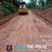 Satgas TMMD ke 128 Kodim 0420/Sarko Lakukan Pemadatan Dititik Perbaikan Jalan Menuju Desa Seko Besar
