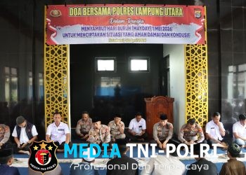 Polres Lampung Utara Gelar Doa Bersama Sambut May Day 2026, Wujudkan Situasi Aman dan Kondusif