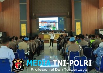 Bid Propam Polda Lampung Lakukan Pembinaan Etika Profesi dan Pemulihan Profesi Polri di Polres Tulang Bawang Barat