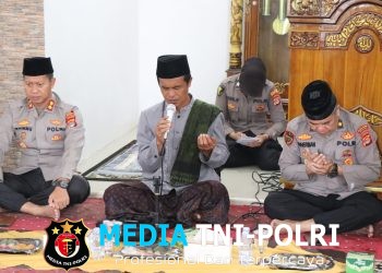 Jelang May Day, Polres Lampung Barat Gelar Doa Bersama dan Santuni Anak Yatim
