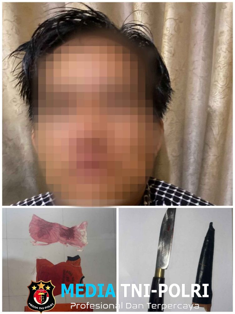 Sat Reskrim Polres Tulang Bawang Barat Mengamankan Seorang Ayah Melakukan KDRT (Kekerasan Dalam Rumah Tangga) Terhadap Anak Kandung