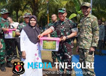Buka TMMD ke-128 di Tanggamus, Danrem 043/Gatam Harapkan Kesejahteraan Warga Kalimiring Meningkat