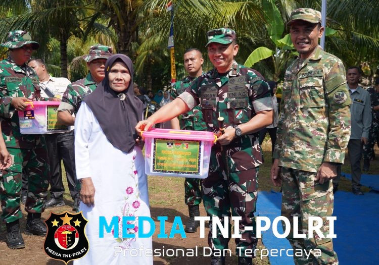 Buka TMMD ke-128 di Tanggamus, Danrem 043/Gatam Harapkan Kesejahteraan Warga Kalimiring Meningkat