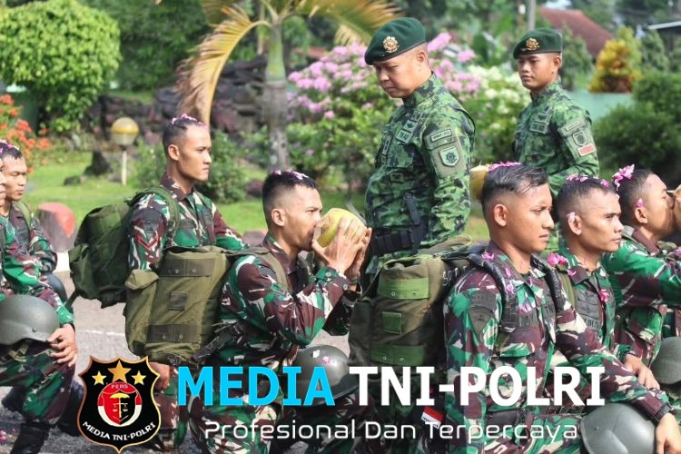 Perkuat Jiwa Korsa, 10 Prajurit Baru Resmi Menjadi Bagian Keluarga Besar Yonif 515 Kostrad