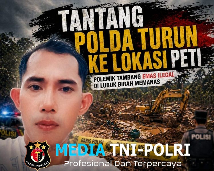 Tak Terima Diberitakan, Pria Ngaku Kakak Kades Lubuk Birah Tantang Polda Jambi Turun ke Lokasi PETI