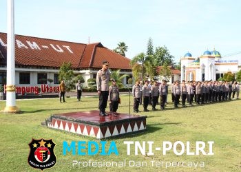 Polres Lampung Utara Gelar Apel Siaga May Day, Pastikan Situasi Aman dan Kondusif