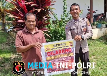 Polsek Menjalin Sosialisasikan Dampak Fenomena El Nino kepada Warga Desa Menjalin