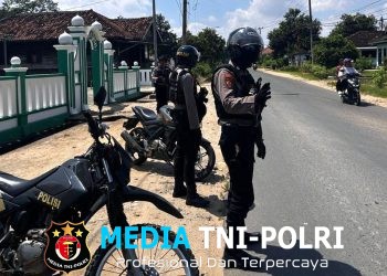 Patroli KRYD Diperkuat, Sat Samapta Polres Lampung Tengah Wujudkan Situasi Aman dan Kondusif