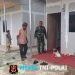 Komsos di Huntara, Babinsa Ajak Warga Tetap Sehat dan Rukun