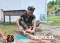 Pondasi Bak Penampungan Air Bersih Mulai Dilaksanakan oleh Satgas TMMD ke -128 Kodim 1801/Manokwari  ‎
